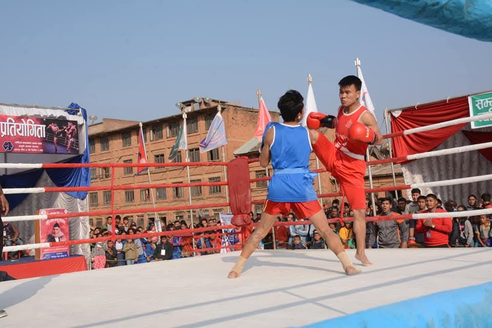 Competition on the outdoor ring